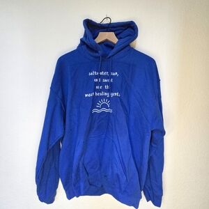 Gildan Blue Hoodie